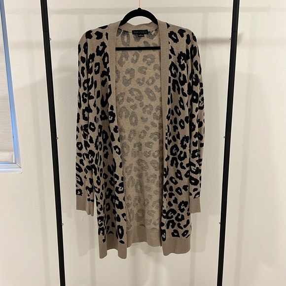 Sanctuary leopard print cardigan - Picture 2 of 3